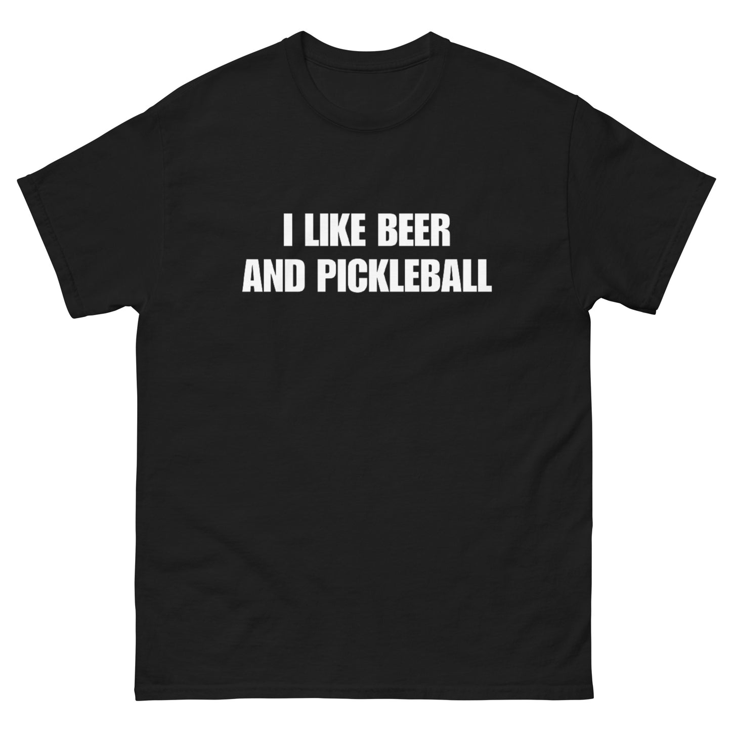 I Like Beer and Pickleball Tee