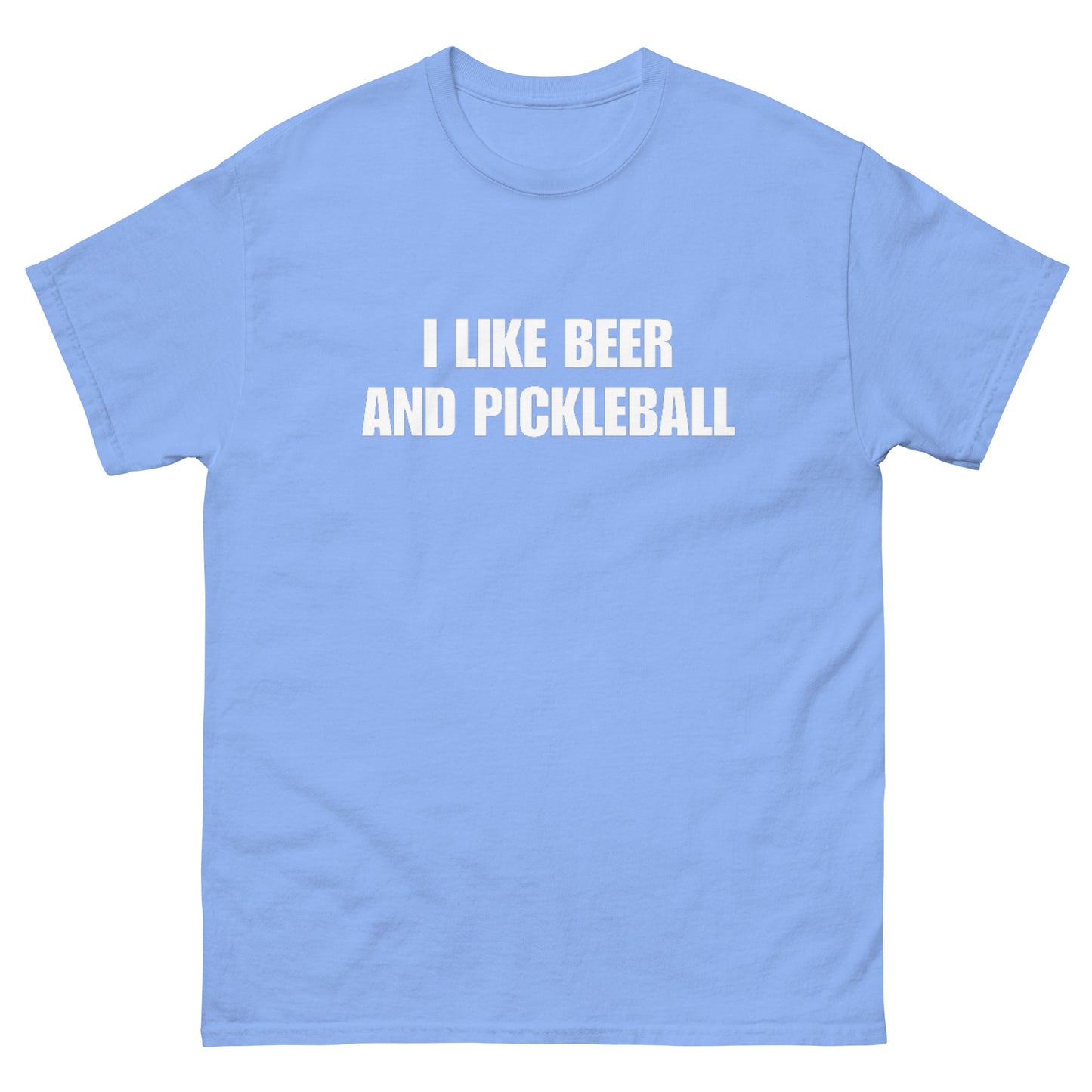 I Like Beer and Pickleball Tee