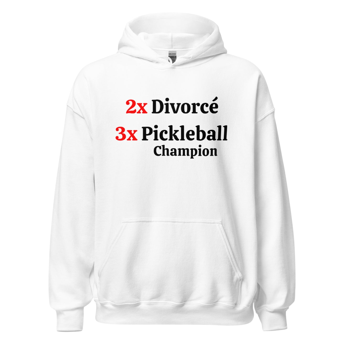 Divorcé vs. Pickleballer Hoodie