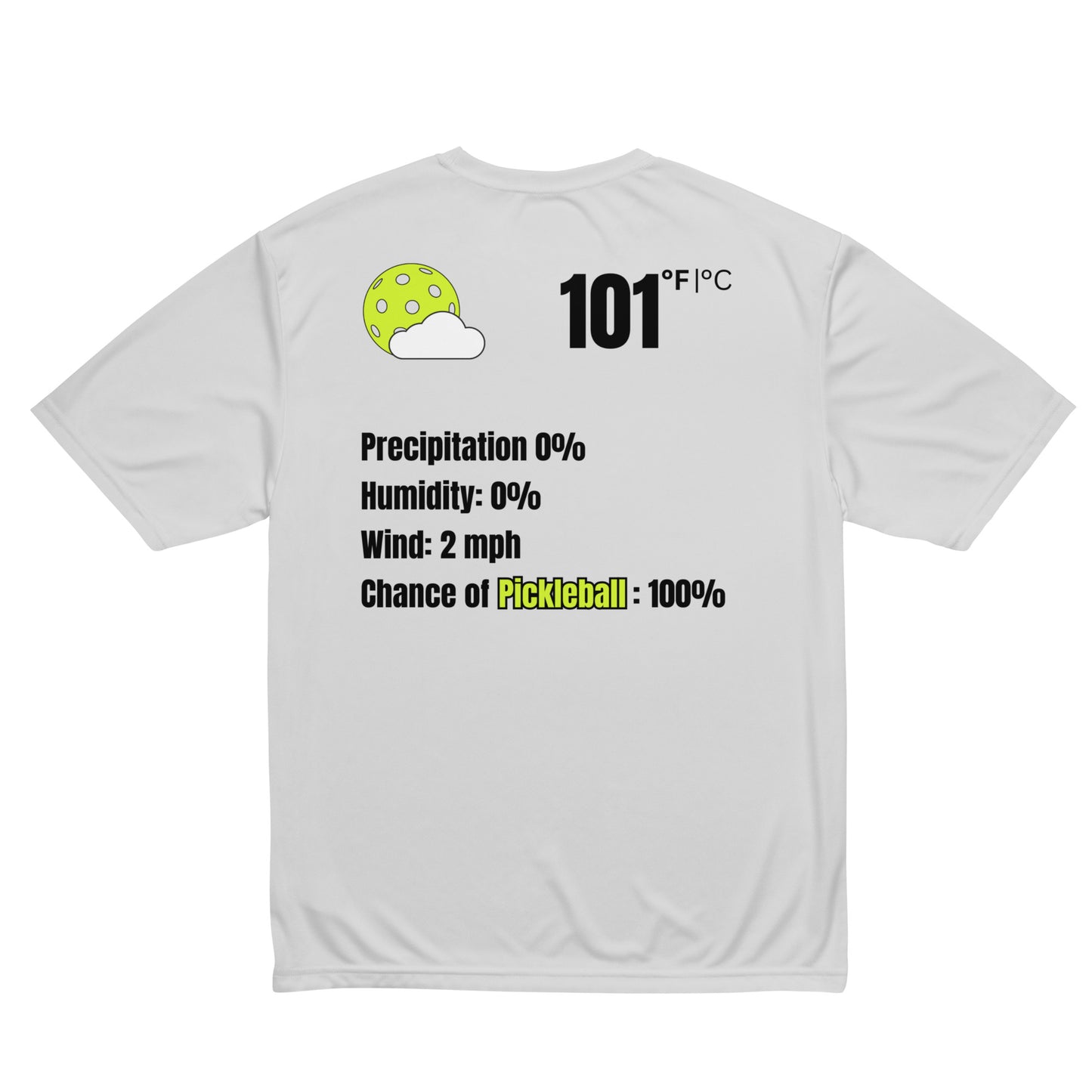 Pickleball Weather Report Performance Tee