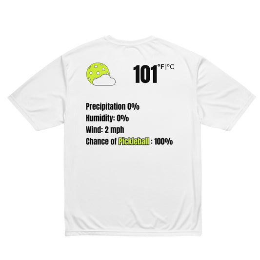 Pickleball Weather Report Performance Tee